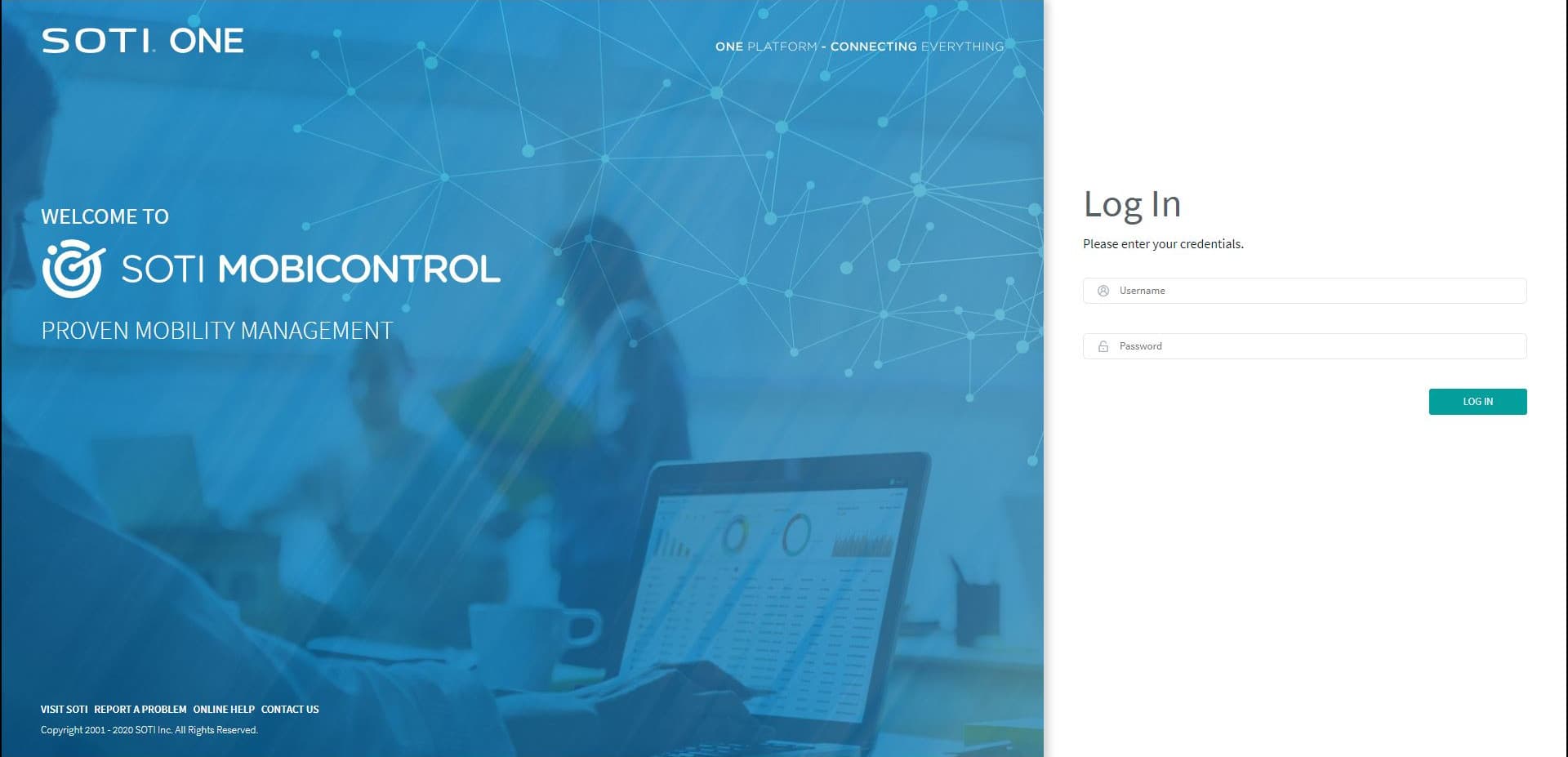 SOTI One – Web Login SOTI One – Web Login